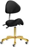 DivaLine Giovanni Black& gold háttámlás munkaszék