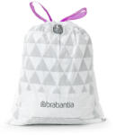 Brabantia Saci de gunoi Brabantia PerfectFit Sort&Go/Silent/Touch N 1005487, Dimensiune C, 10-12 L, 40 buc, Alb (1005487) Cos de gunoi