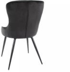 Lotus Elegance Bársony Étkezőszék Fekete Rombusz Mintával (PRO-SIG-LOTUSVCC)