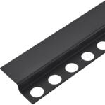 Balneo vágható lejtést beállító elülső padlóra 130 cm, matt fekete D0101020310-1 (D0101020310-1)