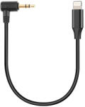 PULUZ 3, 5mm TRS-Apple Lightning mikrofon audioadapter kábel (fekete) (PU655B)