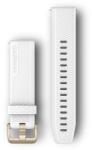 Garmin Quick Release 20 - curea din silicon alba cu elemente metalice light god (EC-010-12927-00)