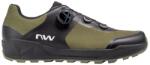Northwave Corsair 2 - pantofi pentru ciclism MTB All Terrain - verde inchis padure negru (ECL-4465)