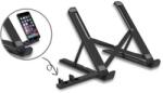  Laptop és mobiltelefon állvány 2 az 1-ben (fekete)