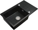 Gamma Advance 8050, 1 rekeszes gránit mosogató 800x500x210 mm, fekete arany pöttyökkel, GMA-ZLE000148 (GMA-ZLE000148)
