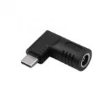 Akyga Adaptor USB type C la DC 6.5 x 4.4mm + pin 65W T-M, Akyga AK-ND-D04 (AK-ND-D04)
