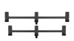 FOX Black label carbon adjustable 3 rod buzz bars (220mm - 250mm) (CBB044) - nextfish