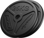 Marbo Sport Olympiai öntöttvas súlytányér készlet Súlyok ø51 mm-es furattal 50 kg-os készlet 50 KG fekete Súlytárcsa