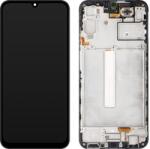 Samsung A256 Galaxy A25 5G, LCD kijelző érintőplexivel és előlap kerettel, fekete (GH82-33214A GH82-33215A) (SERVICE PACK) (GYÁRI) (GH82-33214A, GH82-33215A)