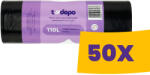 EcoPlasty T-Depo szemeteszsák 110L - 60*100cm extra erős 10db/tek (Karton - 50 tek) (K00824SZ)