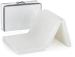  Hordozható összehajtható matrac utazóágyhoz 60x120x5 cm - Calm White - babastar