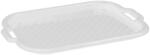 DOMOTTI Tava mare cu manere 53x37x3cm, alb, Clever (229018) Tava