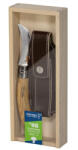 Opinel Gombakés N°08, tokkal, rozsdamentes acél, 8 cm, fa díszdobozban, ajándék gravírozással - 04993 (04993)