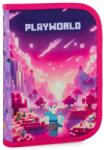 KARTON P+P Penar pliabil cu un compartiment pentru fete, fără accesorii - Premium Cool Playworld Girl, Oxybag Penar