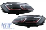 OSRAM teljes LED első lámpa dinamikus teljes LED visszapillantó irányjelzőkkkel LEDriving, VW Golf 7.5 Facelift (2017-2020) modellekhez, GTI kinézet (COLEDHL109GTIMIWT)