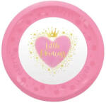  Mikrózható prémium műanyag lapostányér - Hercegnők Little Princess 21 cm