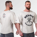 NEBBIA - Washed pamut rag top GOLDEN AGE 788 (light grey) (XXL) - NEBBIA