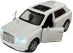 DIECAST Rolls Royce Cullinan 2019 White (replica) cu lumini si sunete scala 1/431/43 (37174)