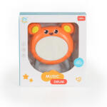 Mebo Star Детска играчка барабанче Moni - Bear, Оранжево (109581)