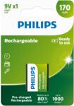 Philips elem, 9V, 170 mAh, 1 db (9VB1A17/10)