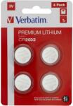 Verbatim Elemek Verbatim, Lithium, CR2032, 3V, 4db (VBT49533)