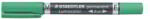 STAEDTLER Lumocolor Duo 0.6/1.5mm Alkoholos Marker - 10db/Csomag, Zöld