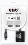 Club 3D Adaptor CLUB 3D MiniDisplayport > VGA St/Bu Black (CAC-2113)