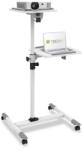 TECHLY Suport Videoproiector TECHLY mobil pentru proiector / notebook, cu două rafturi alb (309593)