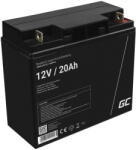 Green Cell AGM VRLA gondozásmentes ólom akkumulátor / akku 12V 20Ah AGM10 hajókhoz, scooterekhez, elektromos járművekhez, játékokhoz (AGM10)