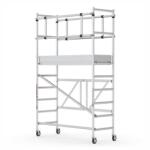 Bisonte Schela mobila profesionala din aluminiu - ProTUBE F180, H lucru 3, 6 m (ProTUBE F180)