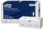 Tork Kéztörlő Tork PeakServe® Universal H5, folyamatos adagolású, 1 rétegű, 410 lapos, fehér, 12 db/csm (100585)
