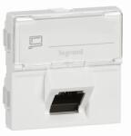 Legrand 076508 Program Mosaic 1 x RJ 45 árnyékolt/ RJ 45 informatikai csatlakozóaljzat, fehér (76508)