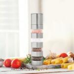 Bewello Rasnita pentru condimente 4 in 1 - inox - 5 x 21 cm - BEWELLO (BW1014)