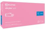 Mercator Medical Nitril kesztyű készlet (M) - 100 db - Rózsaszín (MP951)