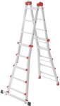 Hailo Scara aluminiu Hailo HAILO M80, multifunctionala, 4 X 5 trepte (7520007)