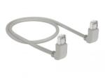 Delock RJ45 Cat. 6A S/FTP hálózati kábel 0.5m szürke (83513) (83513)