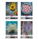 Herlitz Flower A5 80lapos kockás spirálfüzet (09549544) - bestbyte