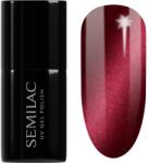 Semilac UV Hybrid Silk Effect гел лак за нокти с използване на UV/LED лампа цвят 467 Red Candle Flash 7ml