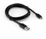 SBOX USB-20-TYPEC-2/R USB kábel USB 2.0 2 M USB A USB C Fekete (USB-20-TYPEC-2)