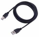 SBOX USB-1012 USB kábel USB 2.0 2 M USB A USB B Fekete (S-BOX SX-160532)