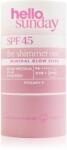 Hello Sunday SPF the shimmer one mineral glow stick ásványi védőkrém érzékeny területekre ceruzában SPF 45 20 g