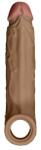 SHAFT Sheath Model F 6.9 Inch Liquid Silicone Sleeve Oak