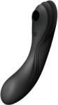Satisfyer Curvy Trinity 4 - léghullámos 2in1 vibrátor (fekete) - szexaruhaz