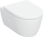 Geberit iCon fali WC mélyöblítésű készlet, zárt forma, TurboFlush, WC-ülőkével, matt fehér 503.046. JT. 1 (503.046.JT.1)