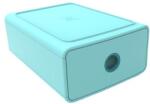 EXACOMPTA Irattároló, műanyag, 1 fiókos, EXACOMPTA "Skandi", jégkék 315433D (315433D)