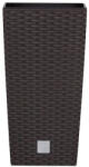 Prosperplast Ghiveci RATO SQUARE + insert umbra 32, 5 cm