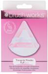 Brushworks Puf triunghi pentru pudra, 2 bucati, Brushworks