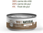Fresh Farm Mousse pate, cu vita, hrana umeda pentru pisici, fara cereale, 85 gr