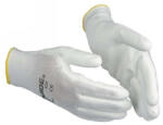 Guide Gloves GHID 522 Mănuși de protecție a muncii îmbibate în PU, albe STL 11 (9-41038)