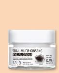 APLB Cremă facială cu mucină de melc și ginseng Snail Mucin Ginseng Facial Cream - 55 ml